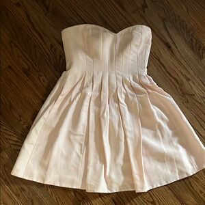 J. Crew Strapless Blush Dress